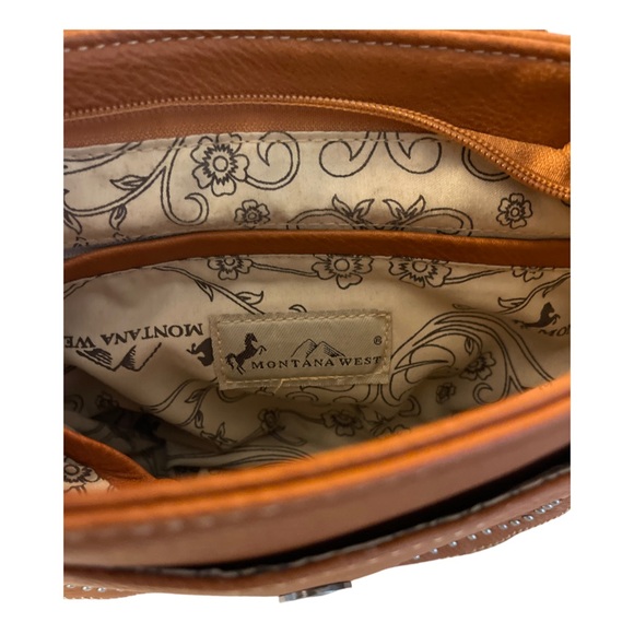 Montana West Embellished Western Crossbody bag Women's Brown - Picture 5 of 16